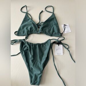 Jade luxe bathing suit set size Large
